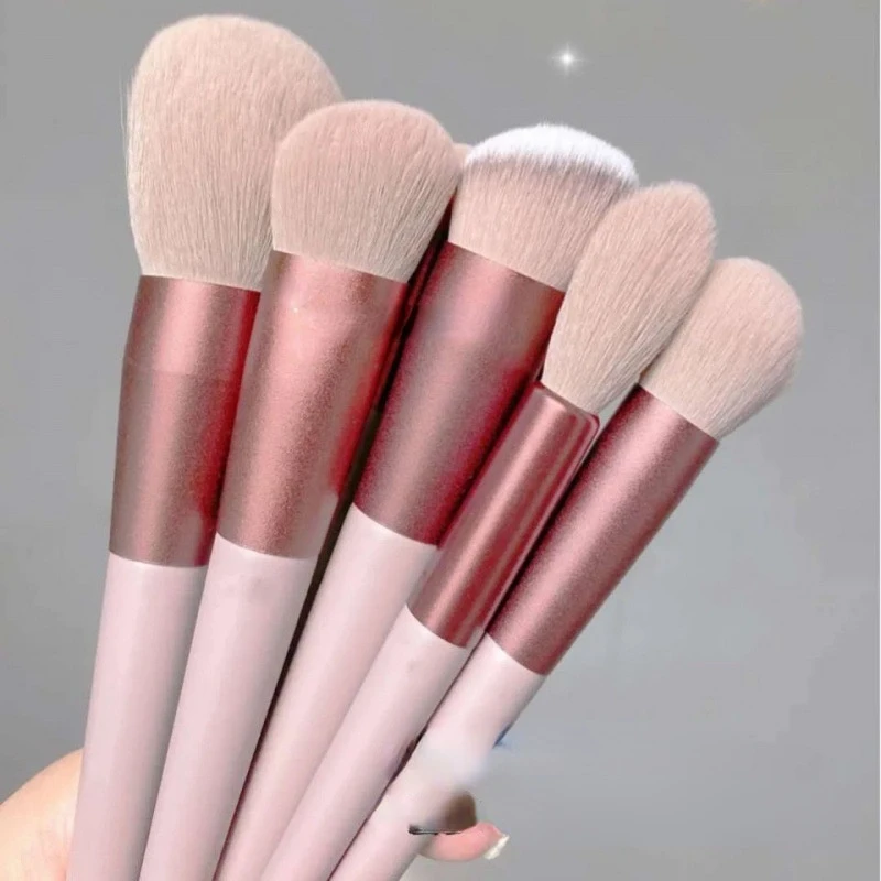 13 PCS/Lot Makeup Brushes Set Eye Shadow Foundation Women Cosmetic Powder Blush Blending Beauty Make Up Tool images - 6