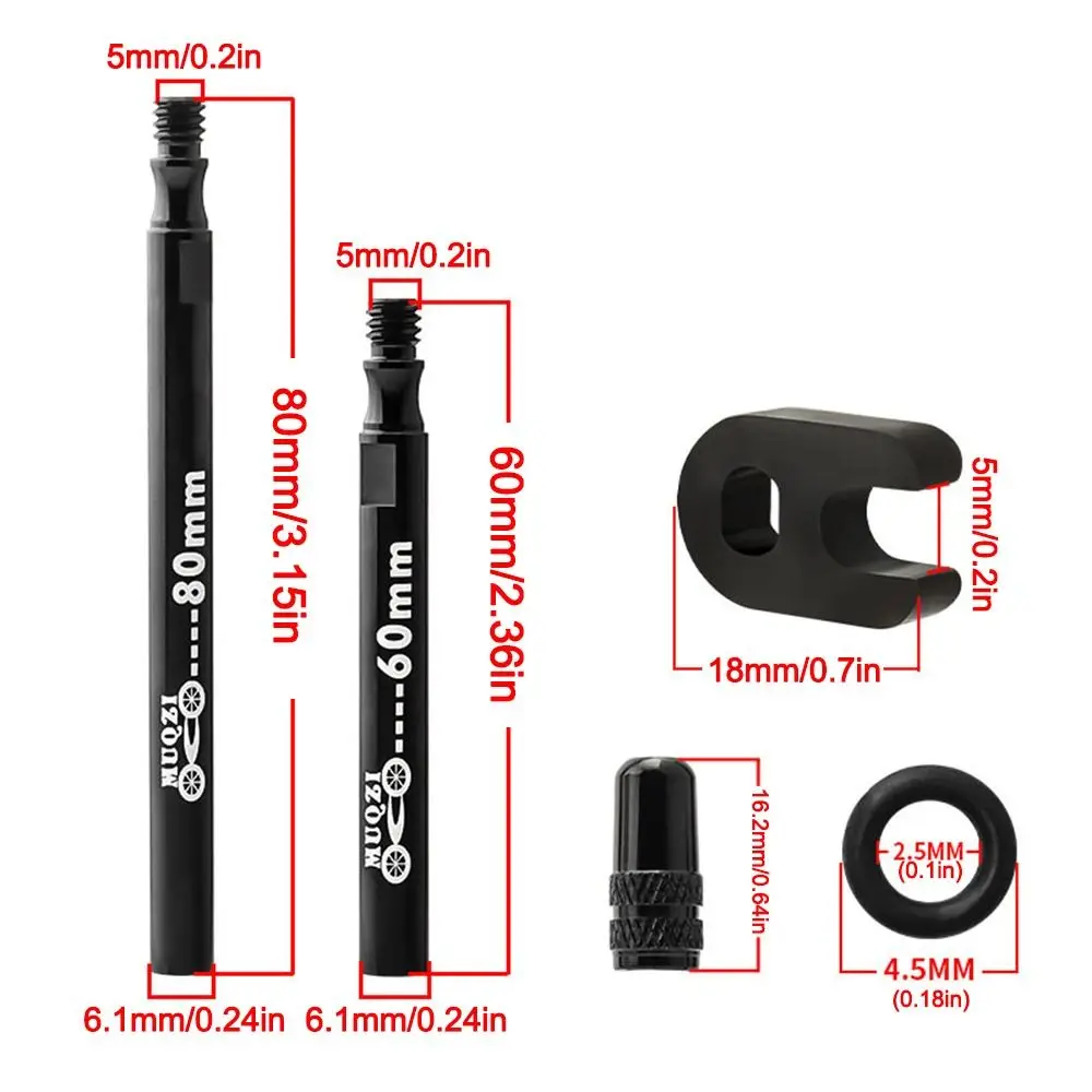 Удлинитель велосипедного клапана из нержавеющей стали универсальный адаптер