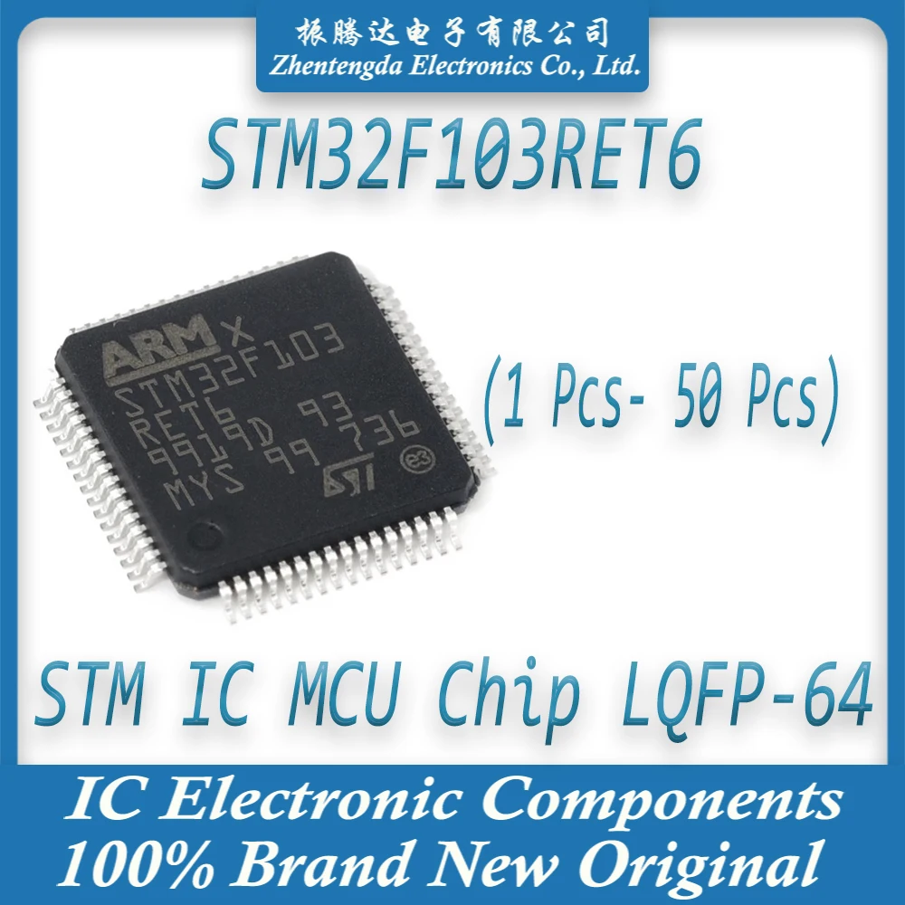 

STM32F103RET6 STM32F103RE STM32F103R STM32F103 STM32F STM32 STM IC MCU Chip LQFP-64