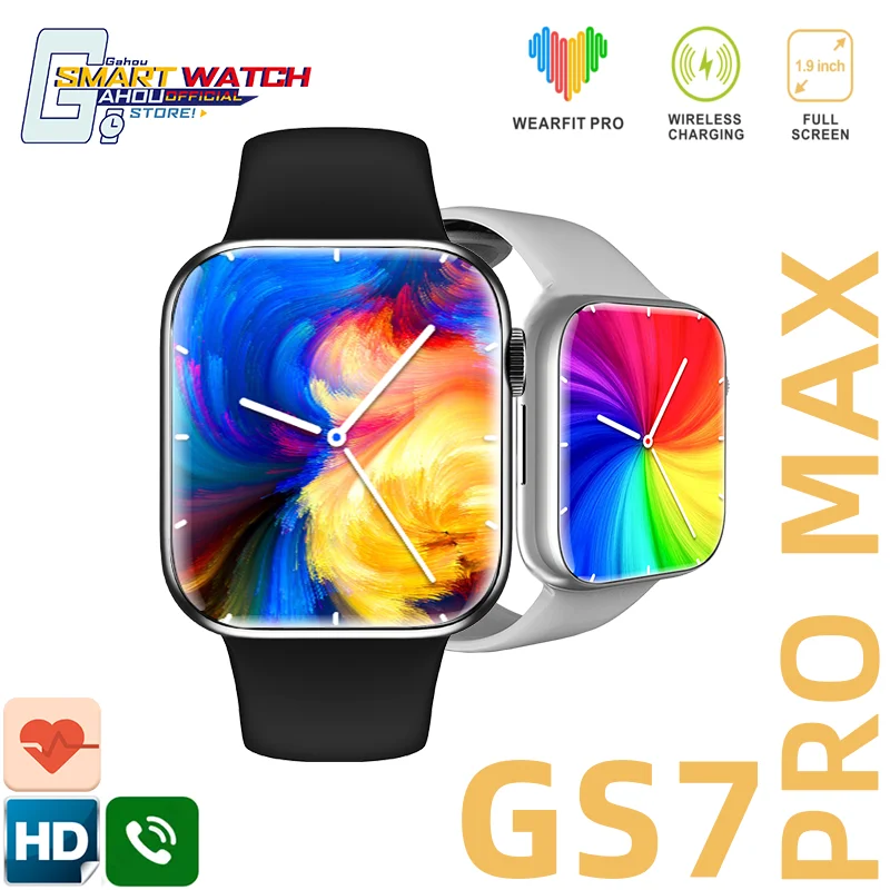 

44mm 1.92inch Full Touch Screen Serie 7 Smart Watch GS7 PRO MAX Serie 7 IWO Watch 7 Bluetooth Call NFC smartwatch pk DT7 MAX