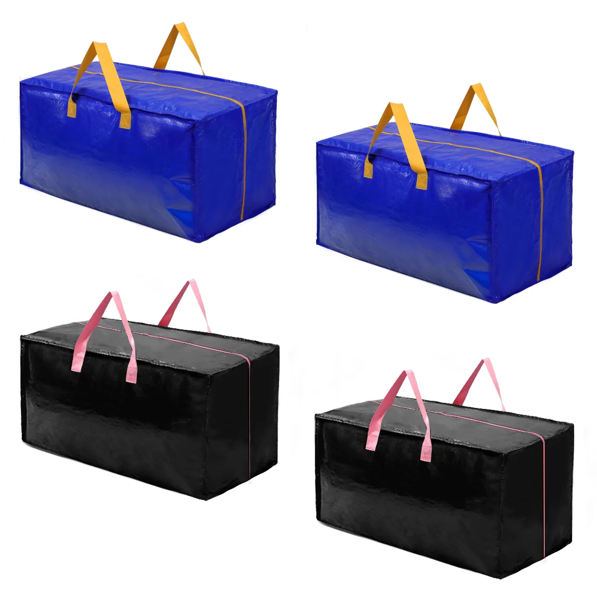 

4pcs Heavy Duty Storage Pouch Moving Tote Bags for Moving Camping