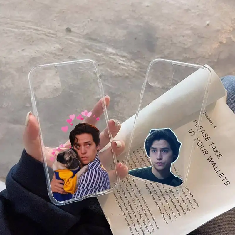 Прозрачный мягкий чехол для телефона Cole Sprouse actor iphone 12 11 13 7 8 6 s plus x xs xr pro max mini -