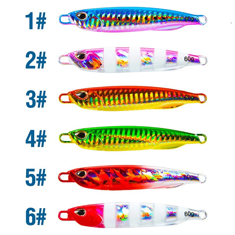 Длинная двойная приманка из чугуна Обнаженная 7g10g15g Lua Shore Чугунная Пластина