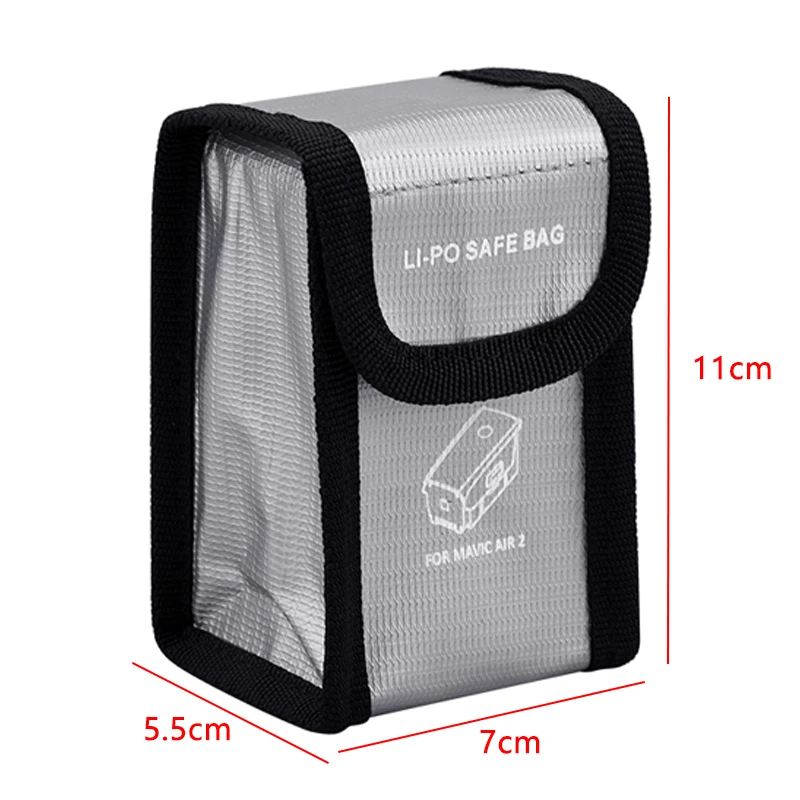 Top Deals Lipo Safe Battery Explosion-Proof Protective Bag For DJI Mavic Air 2 Drone Storage |