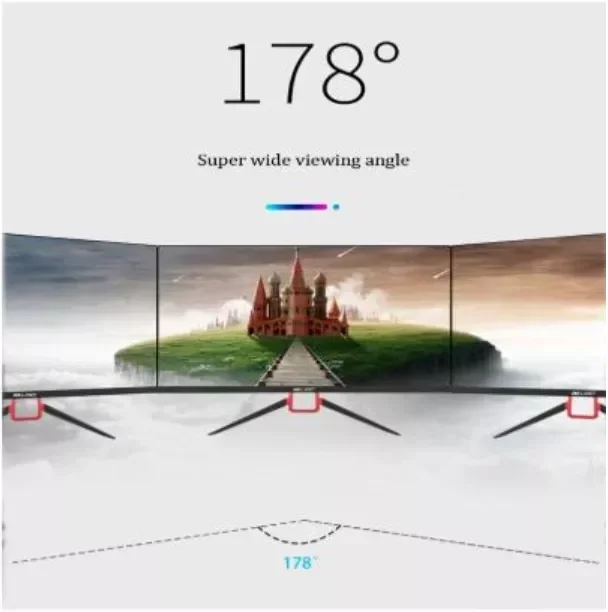 

Монитор игровой изогнутый, 75 Гц, 23,8 дюйма, с поддержкой HDMI/VGA