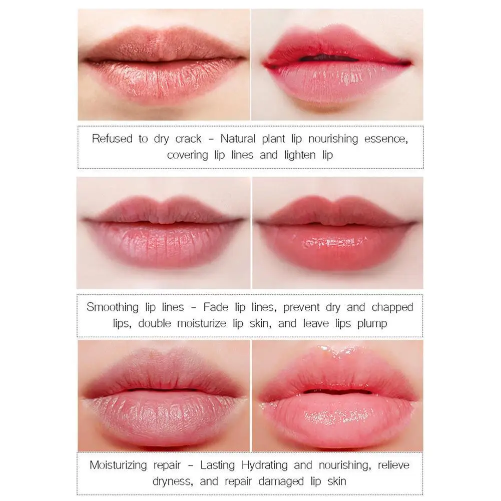 

Мерный бальзам для губ, меняющий цвет, Желейная помада, цвет, длительный МАКИЯЖ, меняющая основание растения, стойкая помада, температура L ...