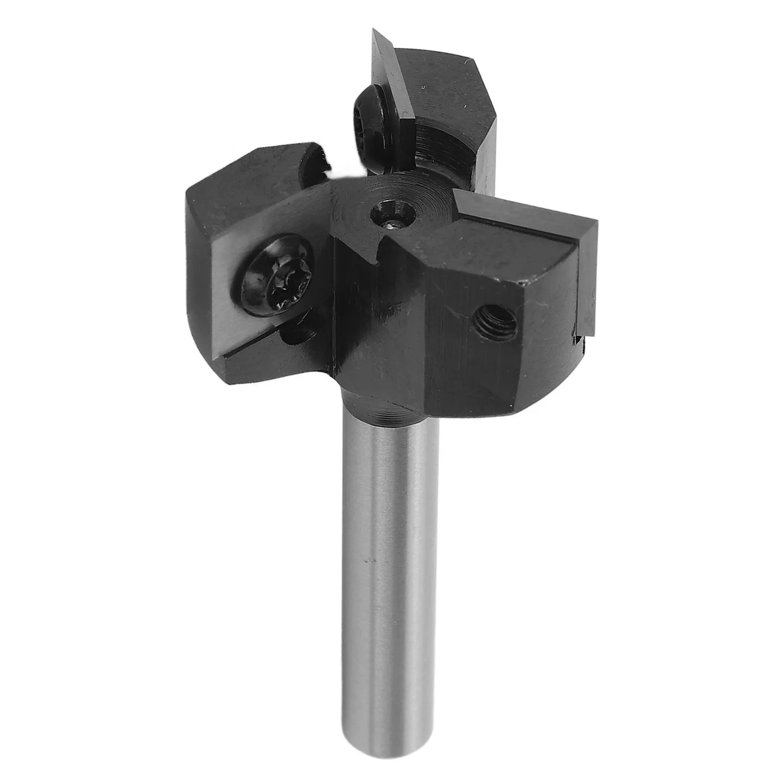 Вставьте фрезу для спойлерной доски с хвостовиком 8 мм длиной 1-1/4 дюйма режущую 3