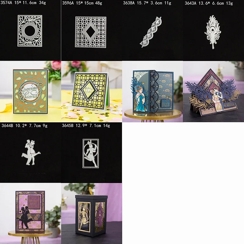 

Background Frame2023 Metal Cutting Dies Stencils For DIY Scrapbooking Decorative Embossing Handcraft Die Cutting Template