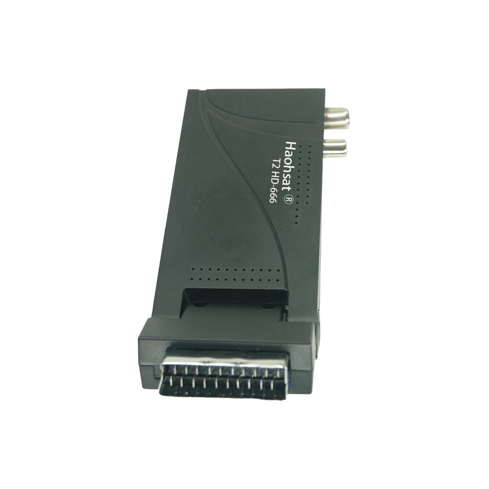 Haohsat DVB-T2 666 Scart H.265 HEVC цифровой наземный декодер DVB T2 Италия 10 бит тюнер фотоэлемент