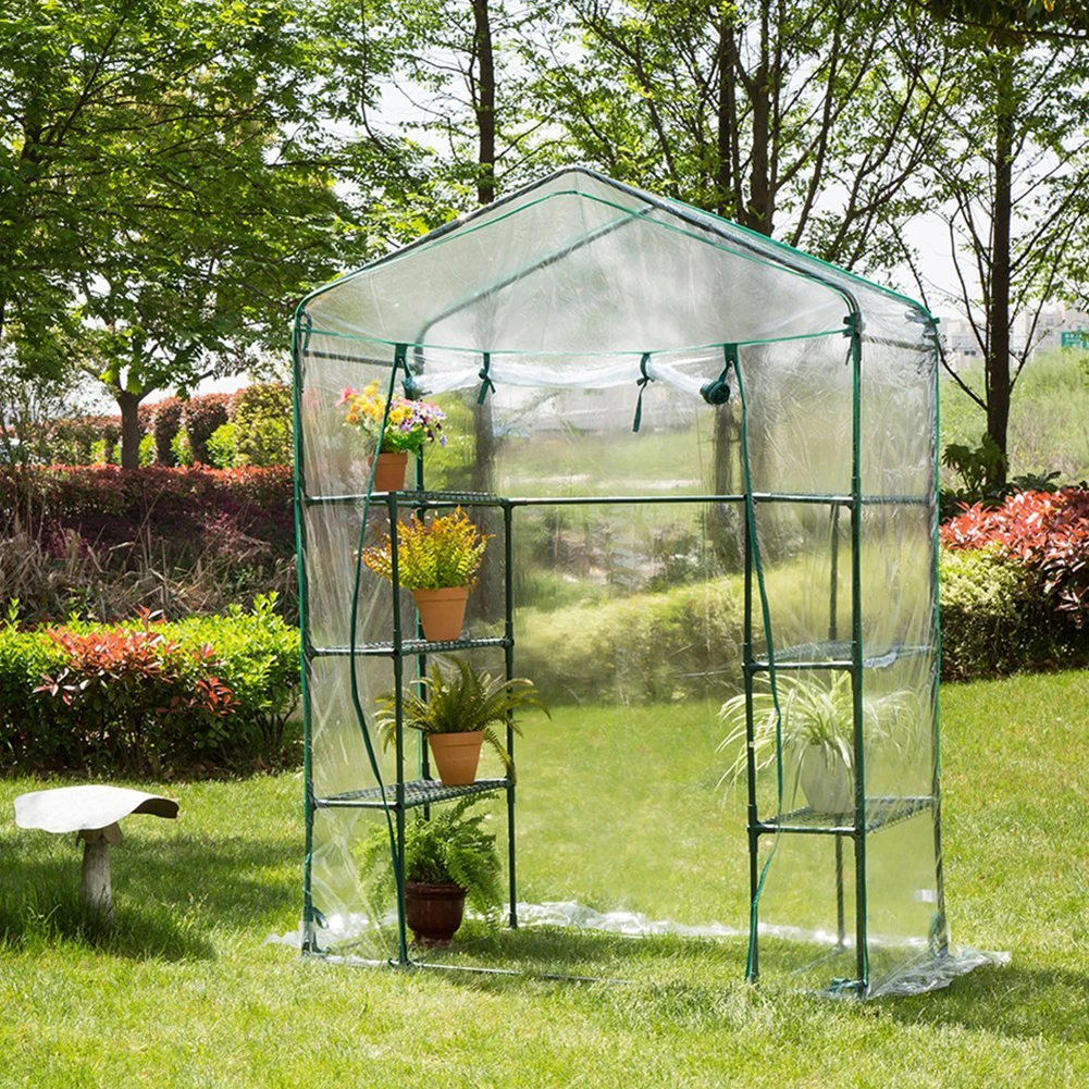 

Plant Grow Bags Greenhouse Garden Seedling Green House PVC Cover Transparent Garden Greenhouse Grow House Planting Tent