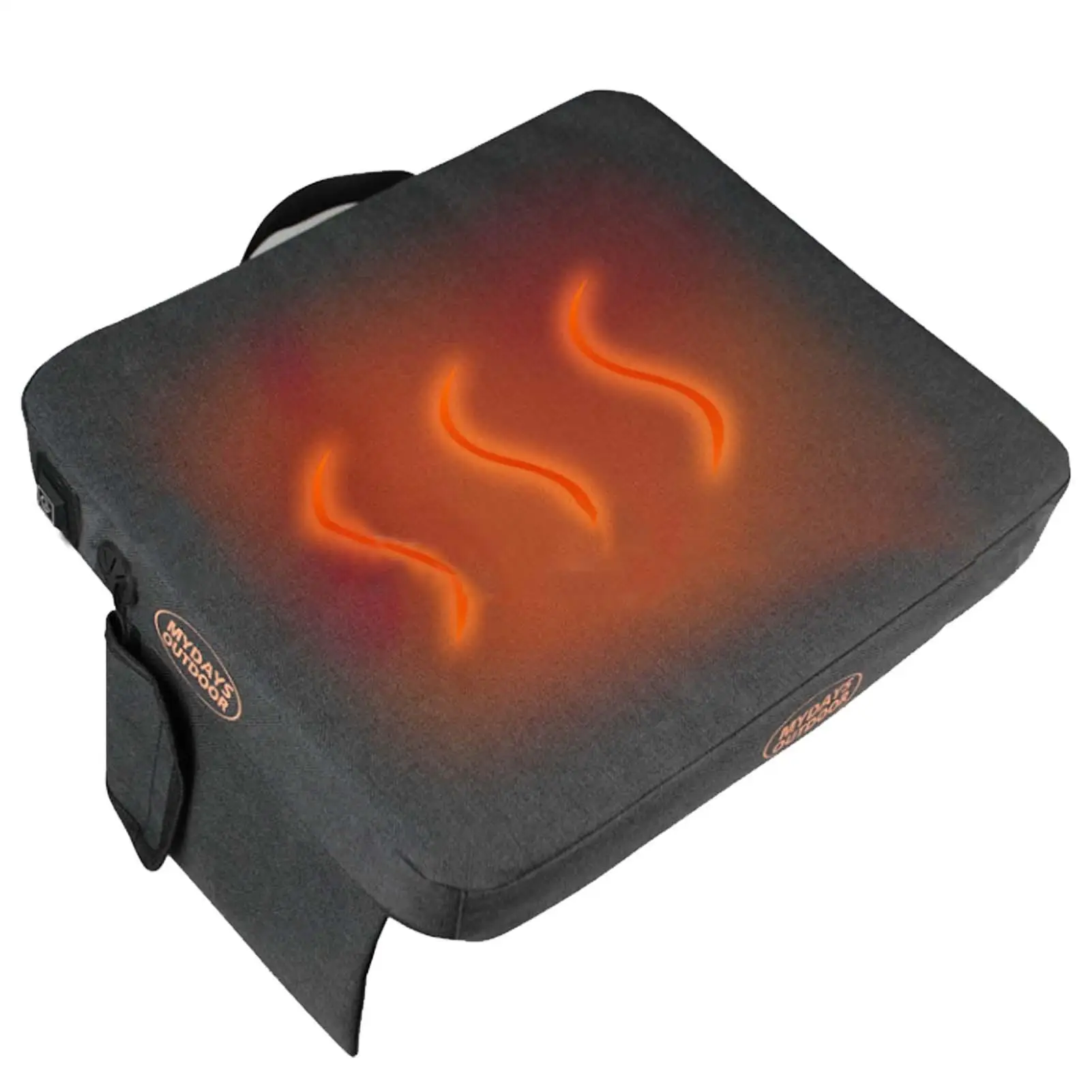 

Portable Stadium Seat Cushion Outdoor Camping Cushion USB Heated Cushion Winter Fishing Seat Cushion Camping Hiking Heating Pad