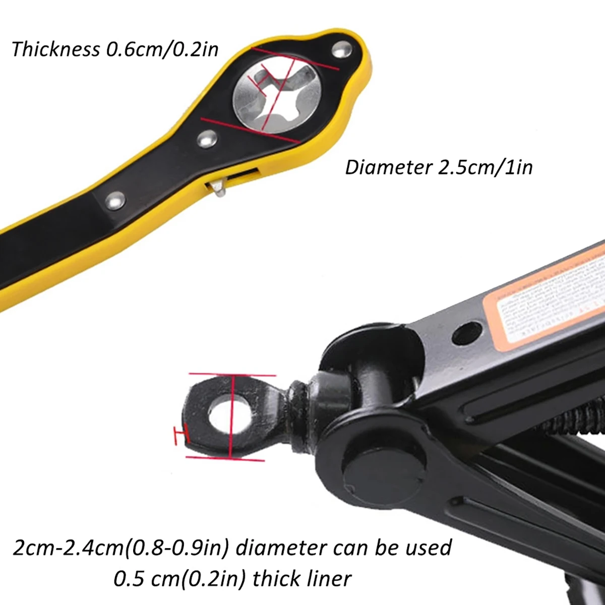 360 ° Вращающийся Автомобильный Домкрат С Механизмом Храповым Механизмом.