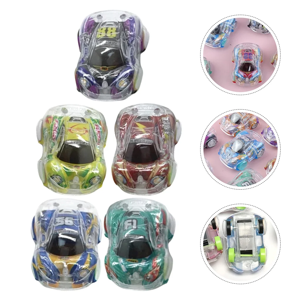 

25 Pcs Mini Toys Children Plaything Pull Pull-back Plastic Kids Cars Playthings