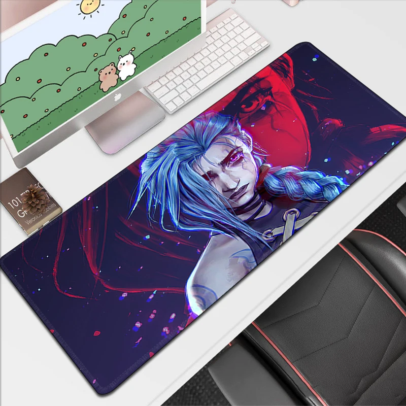 

Игровой коврик для мыши Arcane Xxl, коврик для мыши в стиле аниме, игровой ковер для кабинета и игр, компьютерный Настольный коврик для шкафа, большие аксессуары для стола
