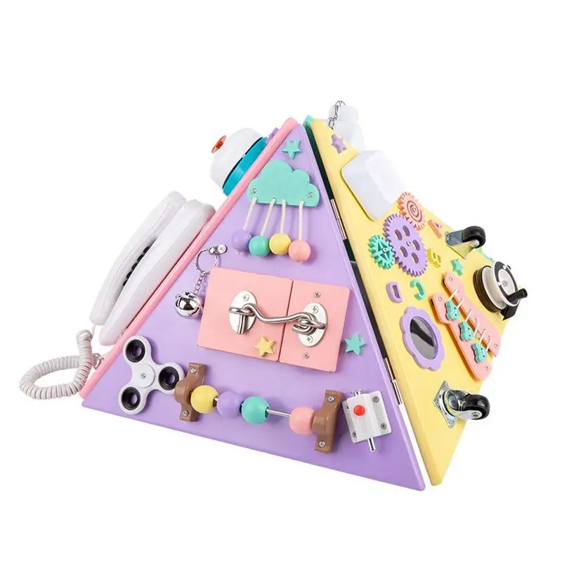 

Доска Монтессори для занятого дома, развивающая игрушка для развития мелкой моторики, дошкольного обучения