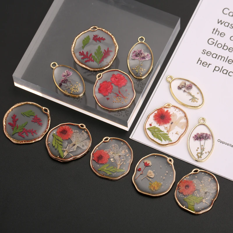 2 шт. Прозрачные плоские прессованные Натуральные сушеные цветы гибискус