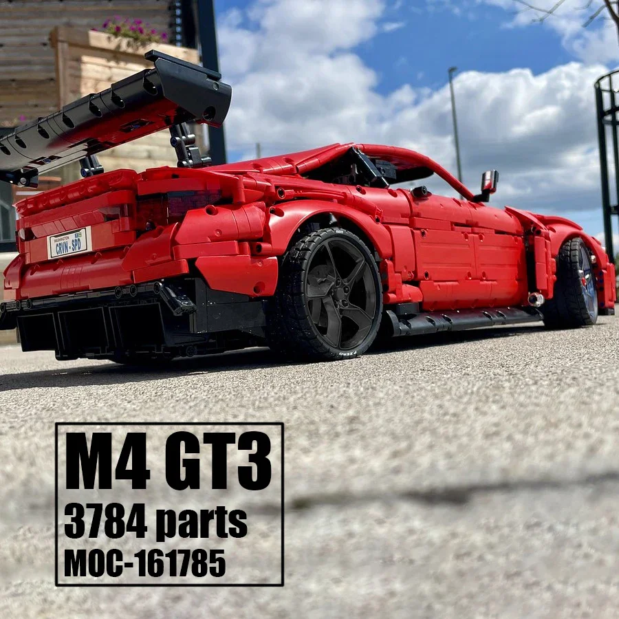 Конструктор MOC M4 GT3 из 3784 блоков игрушки для автомобиля подарок на день рождения