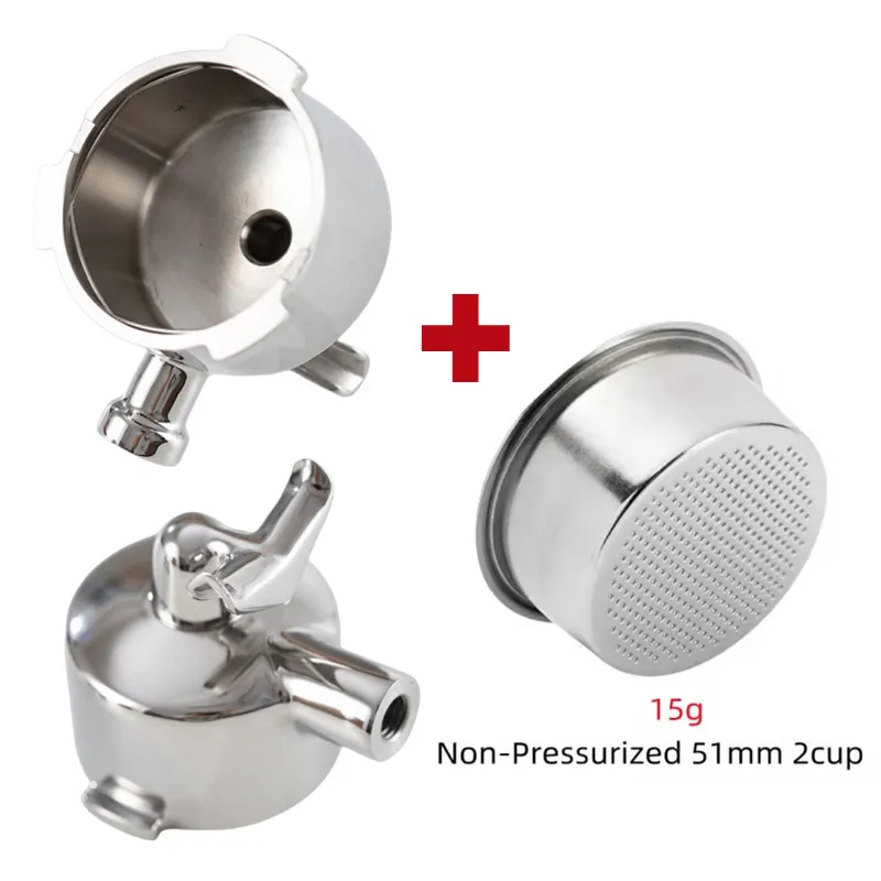 

Портафильтр нержавеющая сталь 51 мм для Delonghi EC685 EC680