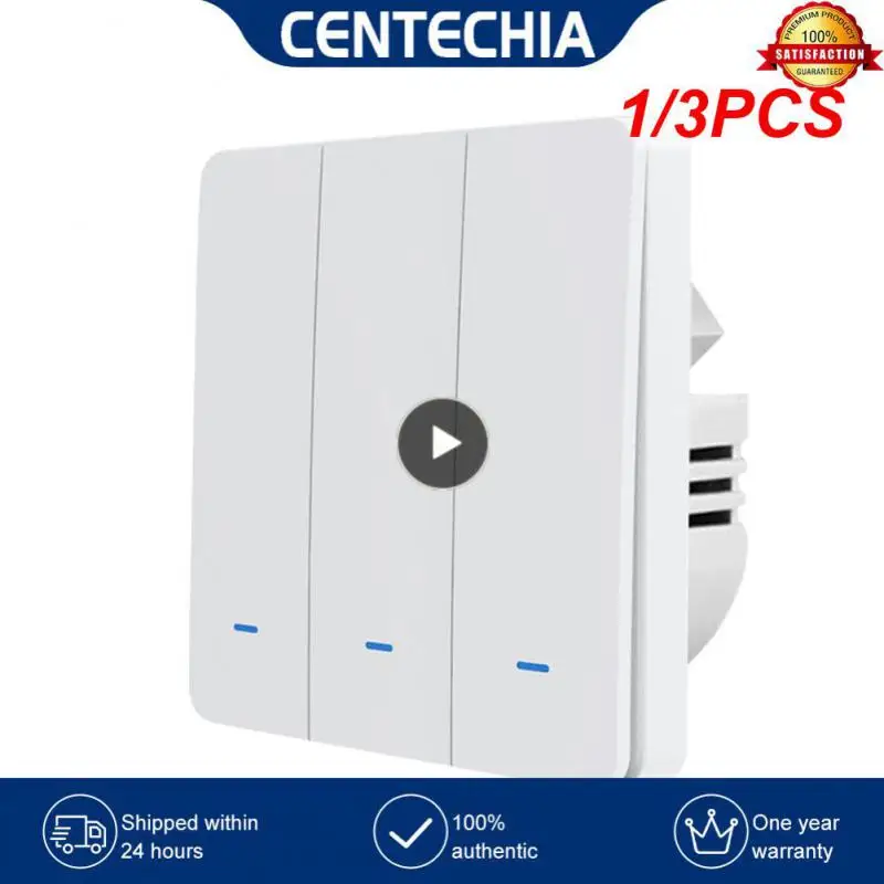 

1/3 шт., настенный переключатель Zemismart Tuya Zigbee