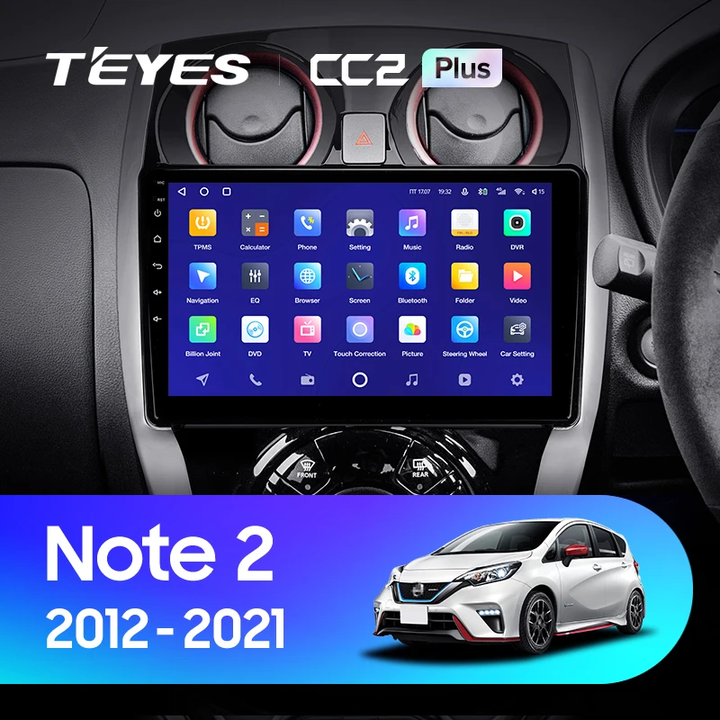 TEYES CC2L и CC2 Plus Штатная магнитола For Ниссан Ноут E12 Nissan Note 2 2012 - 2021 Android до 8-ЯДЕР 6 + 128ГБ