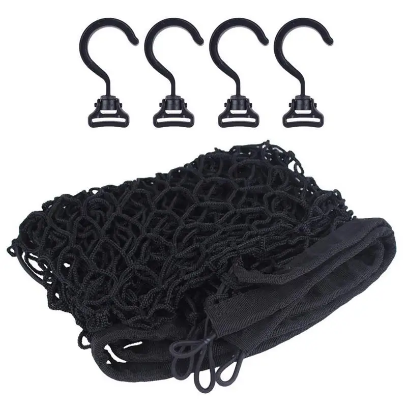 

Cargo Net Stretchable Storage Cover With Hooks Universal Outdoor Essentials Compatible For Folding Carts Garden Carts ATVs And
