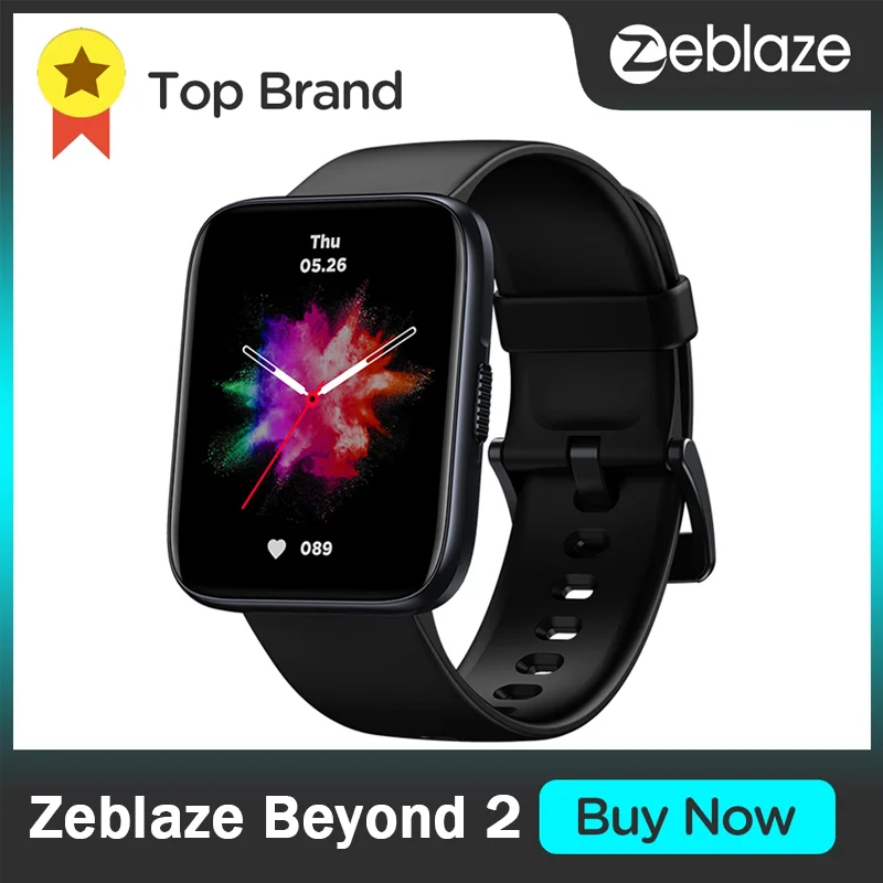 

[In Stock] Zeblaze Beyond 2 GPS Smartwatch 1.78'' AMOLED Display Built-in GPS 24H Health Monitor 200+ Watch Face Smart Watch Men