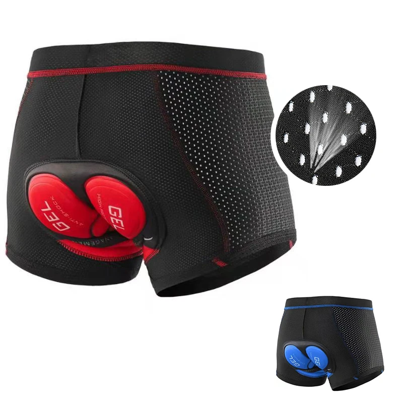 Улучшенное дышащее Мужское нижнее белье для велоспорта Мягкие сетчатые 5D