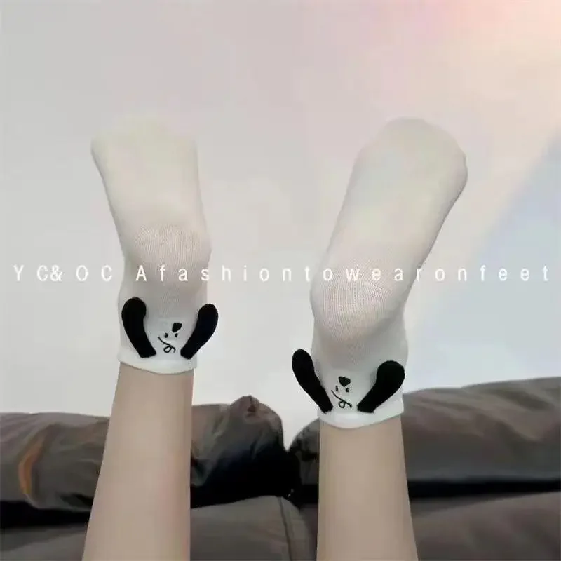 Модные носки для кукол 3D женские весенне-осенние инкрустированные сетчатые