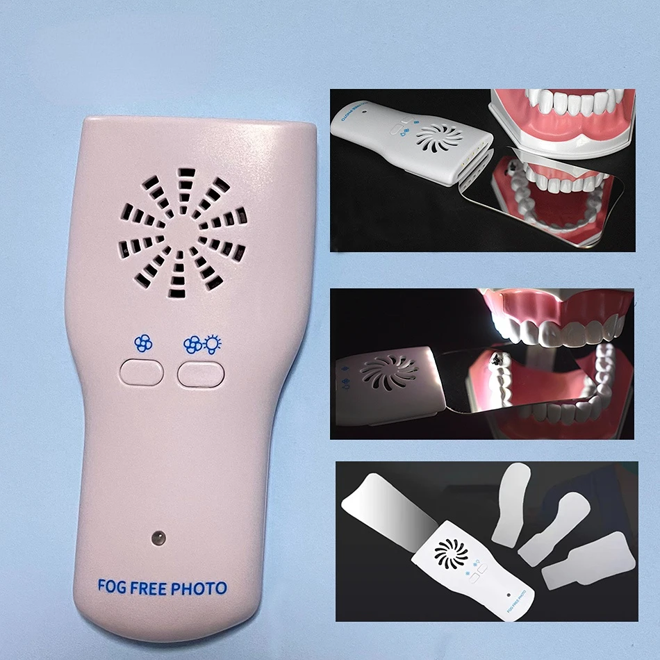 

Dental Orthodontic Imaging LED Fog Free Photo Mirrors High Hardness Stainless Steel Cavity Obervation Reflector Oral Orthodontic
