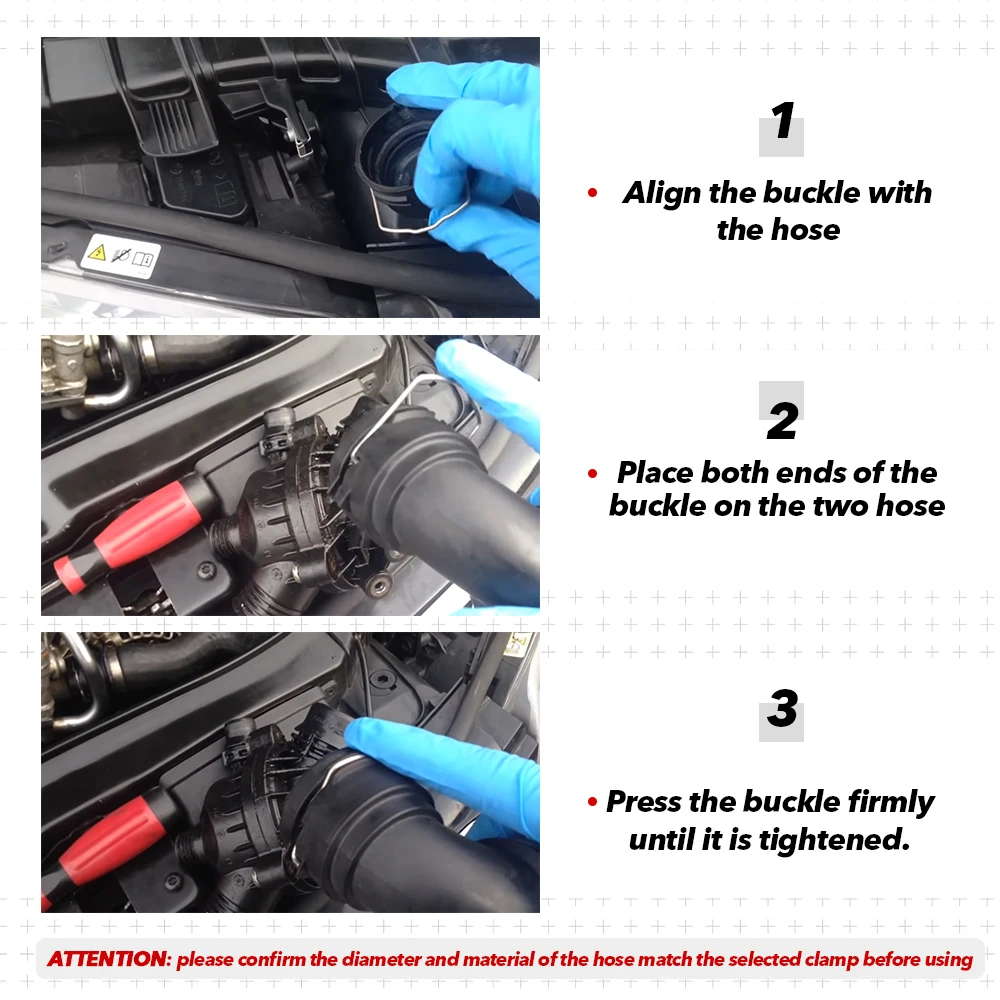 3 шт. пружинный зажим для шланга радиатора BMW E39 E38 E60 E90 745Li X5 E46 325i 328i M3 540i 740iL 740i