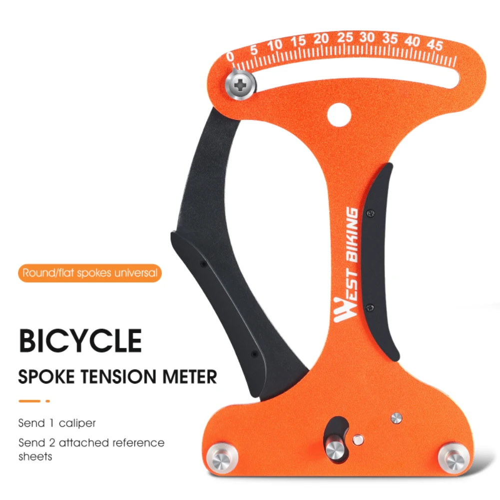 WEST BIKING Spoke Tension Meter For MTB mountain Road Bike Wheel Bike Tools Spokes Checker Reliable Indicator Bike Accessories