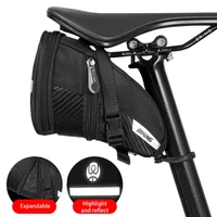 bike seat saddle bag rainproof bicycle rear bag cycling riding large capatity seatpost mtb car bike tail cushion bag accessories