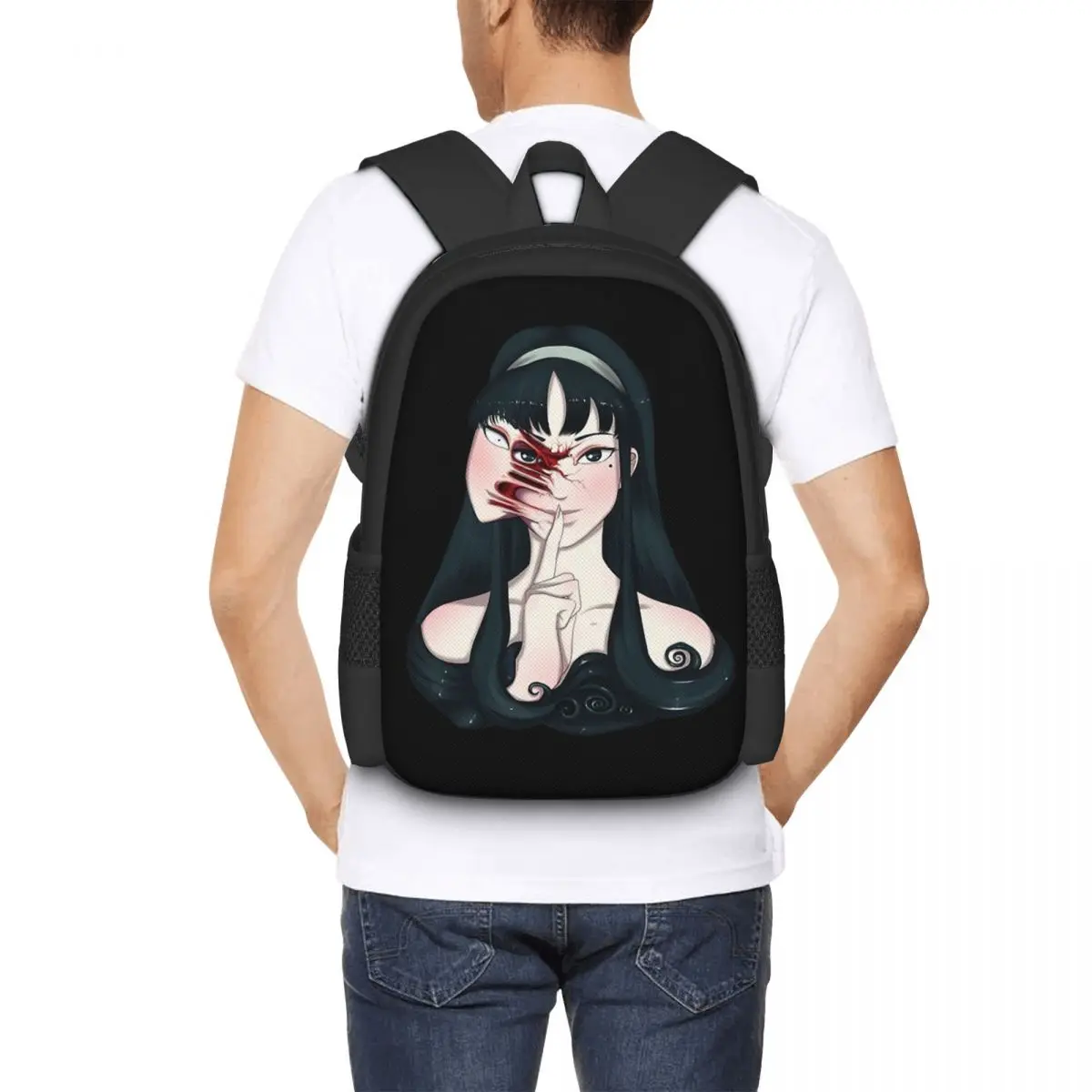 Tomie Ito Junji  Backpack for Girls Boys Travel RucksackBackpacks for Teenage school bag