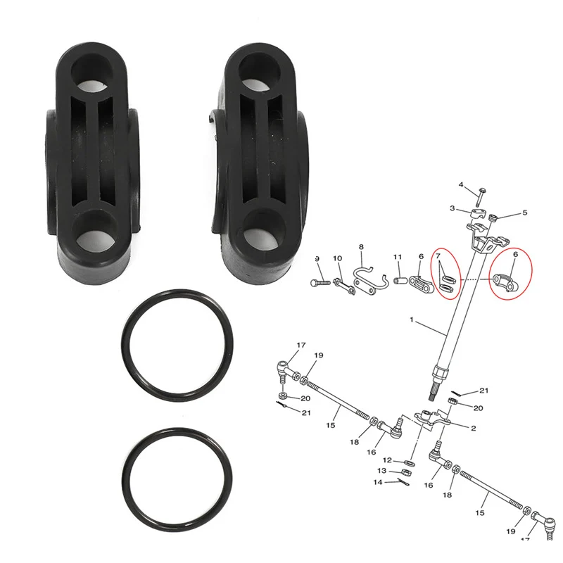 

Комплект втулок и уплотнений рулевого стержня для Yamaha Blaster 200 YFS200 Yfs 200 1988-06 гг.