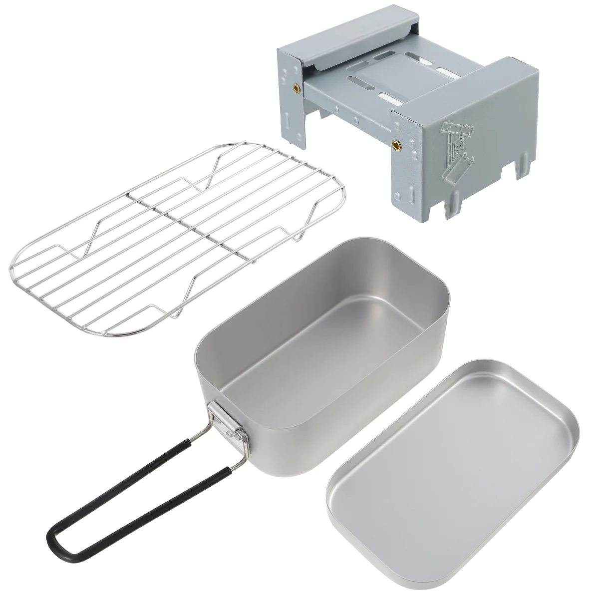 

1 Set/3pcs Durable Picnic Accessory Sturdy Travel Aluminum Alloy Supply