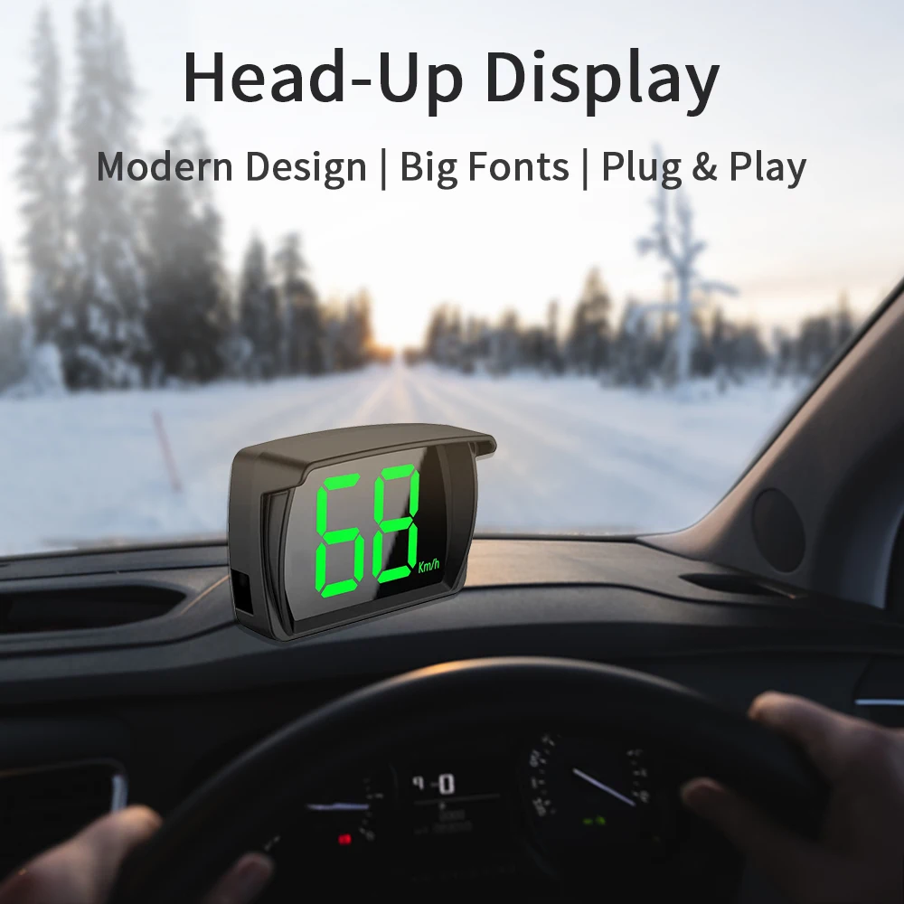 

Автомобильный HUD GPS Спидометр 2,8 дюйма дисплей на лобовое стекло автомобильные аксессуары для автомобиля грузовика штекер шины и игры цифро...