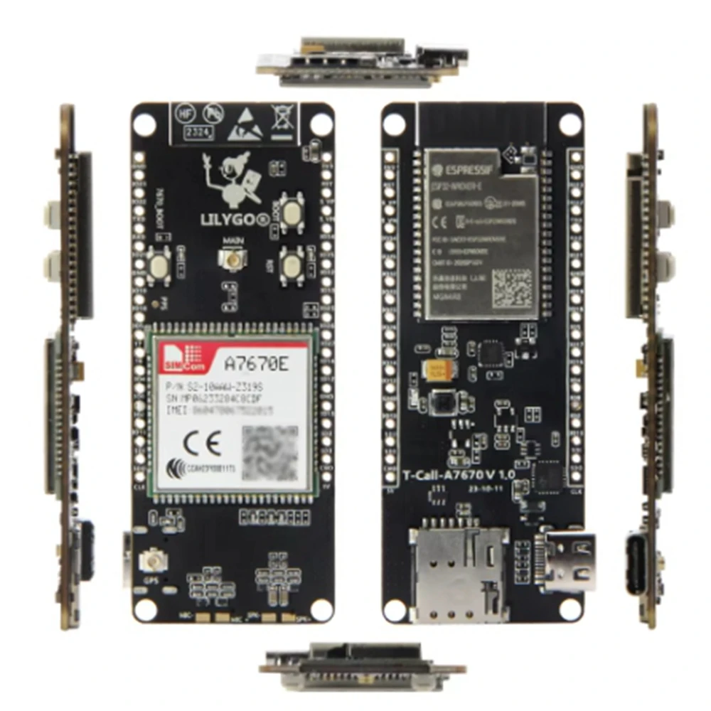 T-Call A7670 4g 2g esp32 Entwicklungs плата a7670e lte gsm Mobilfunk netz ESP32-WROVER-E WLAN Bluetooth-Funkmodul