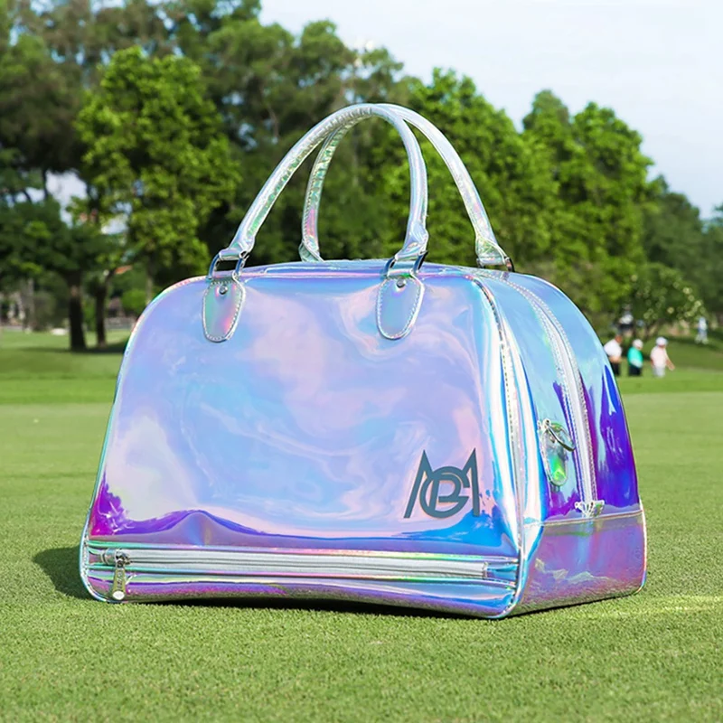 

Top!-PGM Ladies Golf Clothing Bag Korean Version Colorful Women Golf Bags Lightweight Travel Handbag