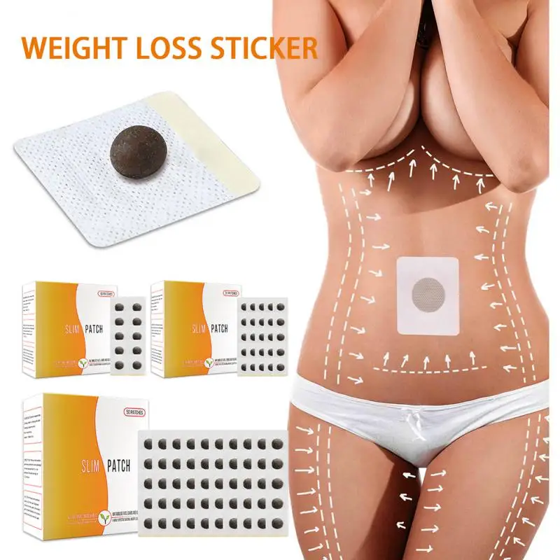 

30/50pc Slimming Belly Button Patch Weight Loss Navel Sticker Magnetic Slim Detox Adhesive Sheet Fat Burning Slimming Patch Pad