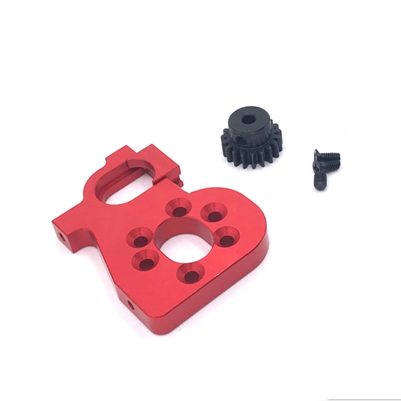 

Metal Motor Mount Holder And 19T Motor Gear For Wltoys 144002 144010 124016 124017 Brushless RC Car Parts