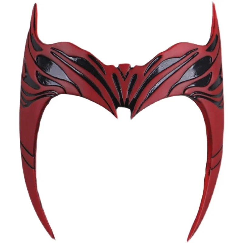

Superhero Scarlet Witch Cosplay Headwear Mask Headgear Halloween Party Headband Prop Headdress Accessories