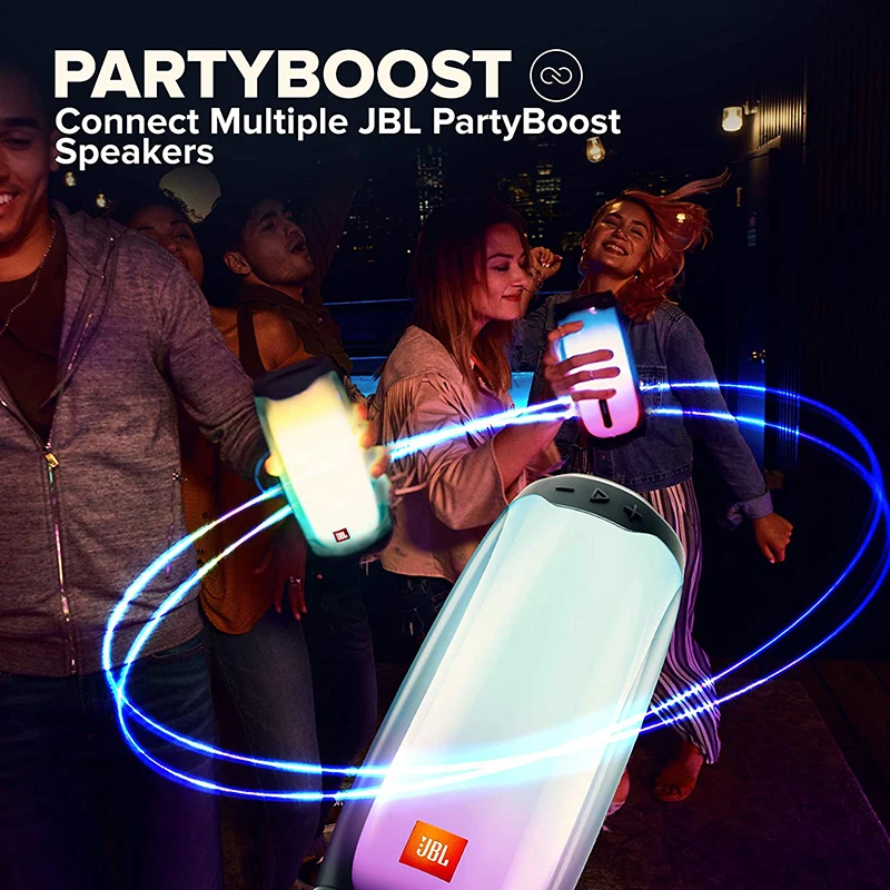 JBL Pulse 4 Беспроводная Bluetooth-колонка портативная Ipx7 Водонепроницаемая беспроводная
