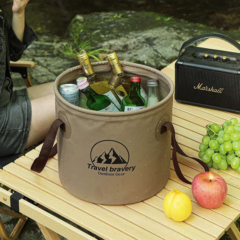 

20L Durable Multi-functional Portable Basins Waterproof Collapsible Sink Bucket Travel Basin Camping Hiking Storage Bucket