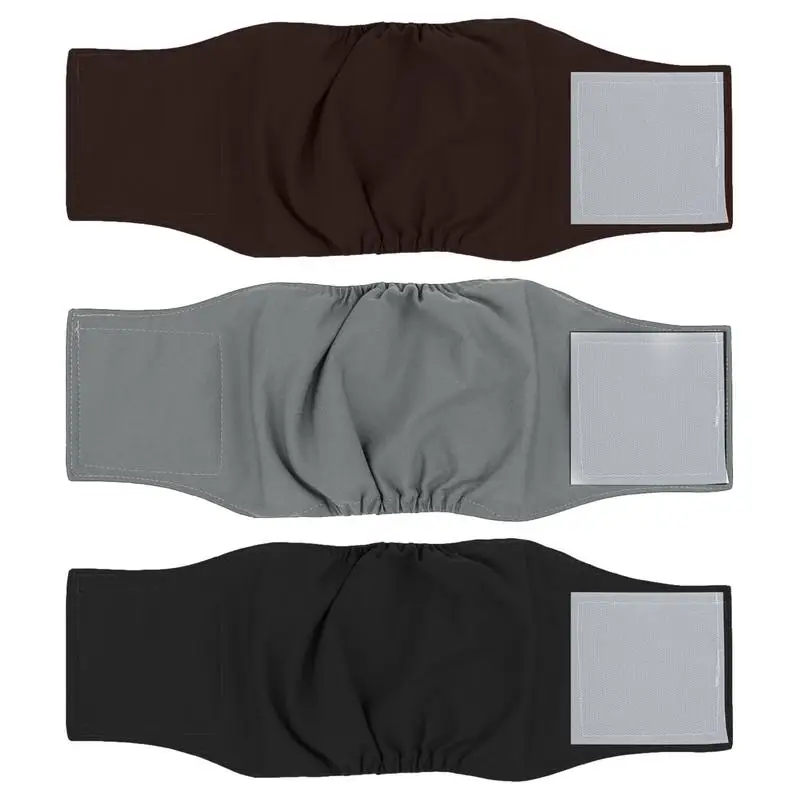 

Reusable Dog Diapers Male Washable Male Dog Belly Band Pack Of 3 Leakproof Male Dog Belly Wrap For Incontinence