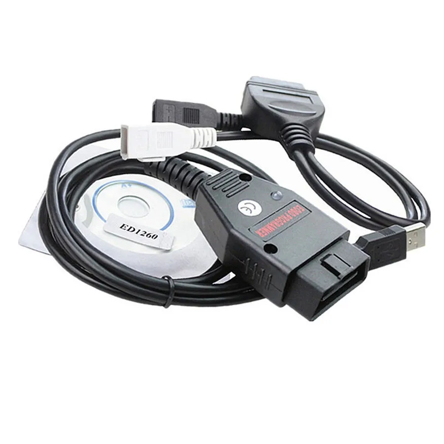 Программатор EOBD2 Galletto 1260 OBD/OBDII ECU Flasher OBDII, совместимый с зеленой печатной платой FTDI FT232RQ, инструмент для настройки чипа ECU