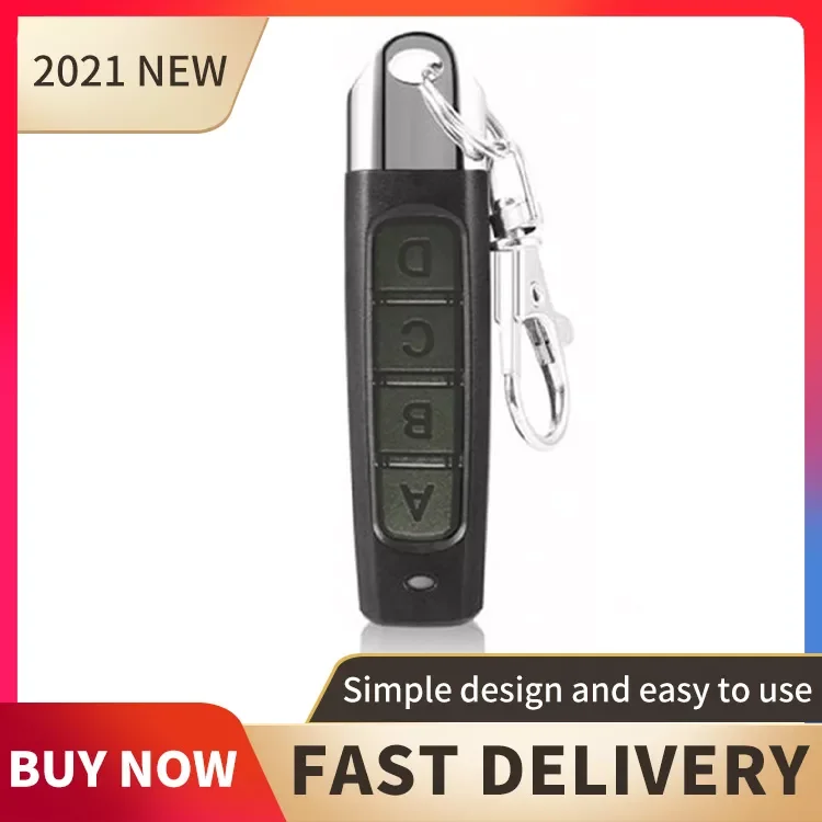 

433MHZ Remote Control Garage Gate Door Opener Remote Control Duplicator Clone Cloning Code Car Key For Gate Garage Door dropship