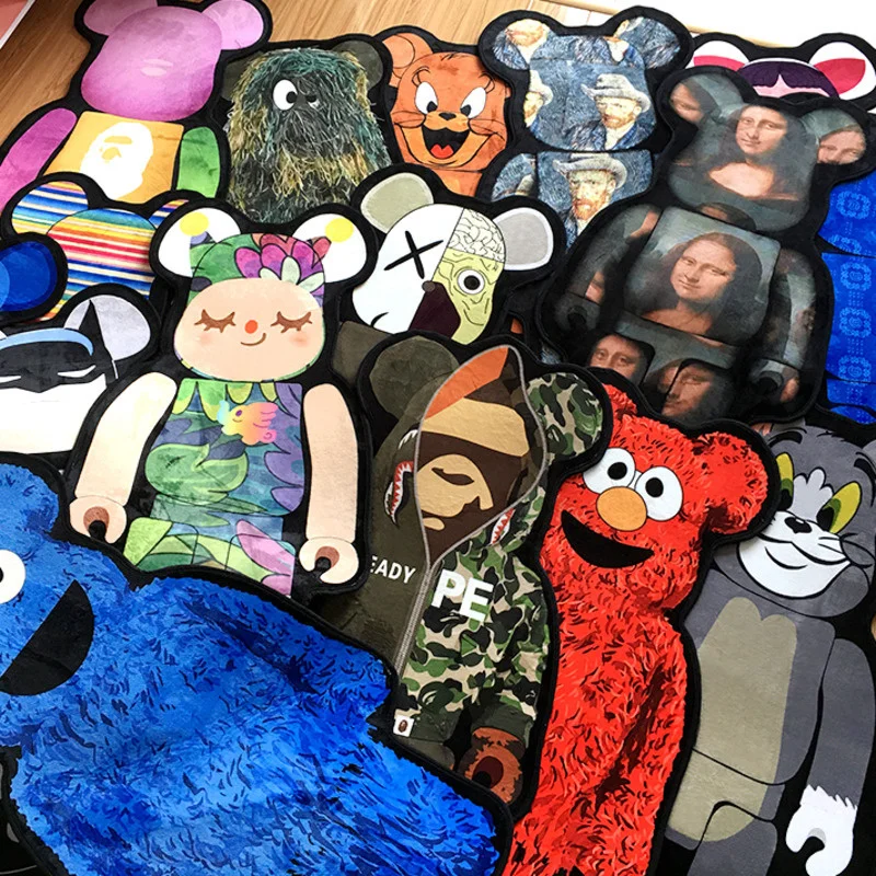 Цена 3D мультяшный коврик в виде медвежьего кирпича, ковер, прикроватный коврик для гостиной, спальни, прихожей, прикроватный напольный дверной к... Дешево 3D мультяшный коврик в виде медвежьего кирпича, ковер, прикроватный коврик для гостиной, спальни, прихожей, прикроватный напольный дверной к...