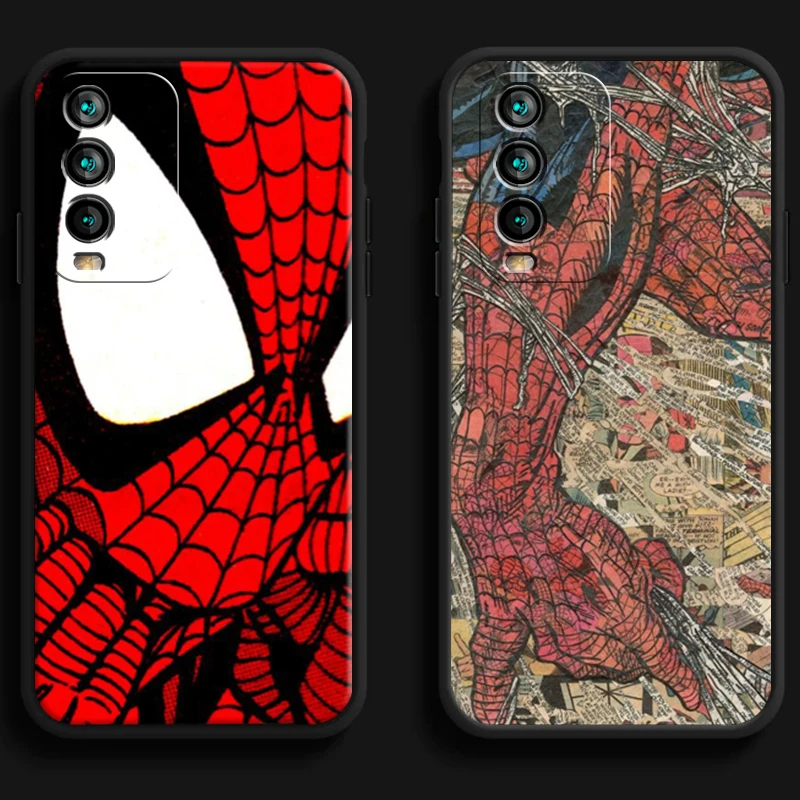 

Marvel Spiderman Phone Cases For Xiaomi MI11 MI 11 Lite POCO F3 GT X3 GT M3 Pro X3 NFC Funda Soft TPU Carcasa Back Cover