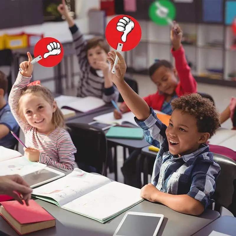 Подвесные лопатки для аукциона поддельные 10 шт. голоса да или нет зеленые и