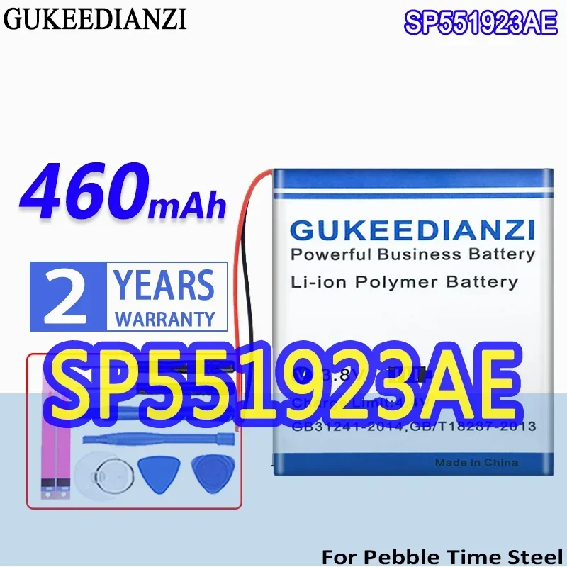 Аккумулятор GUKEEDIANZI большой емкости SP 551923 AE P 140116 для классических смарт-часов Pebble